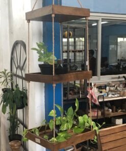 Alternative view of The Loft 3 Shelf Plant Hanger / Hanging Shelves