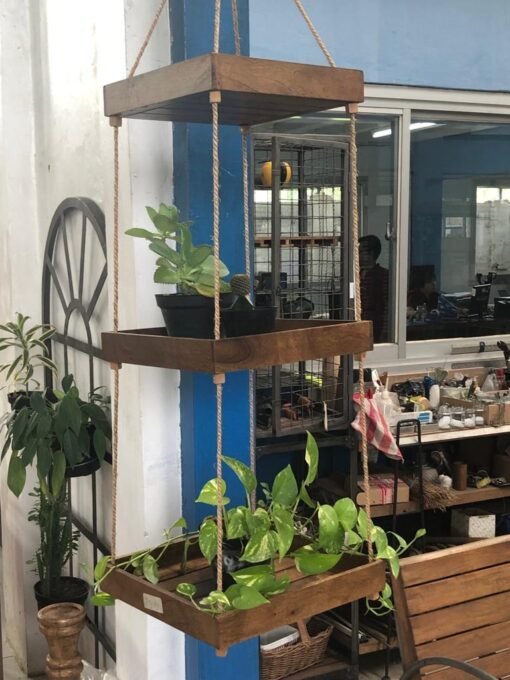 The Loft 3 Shelf Plant Hanger / Hanging Shelves - Image 2