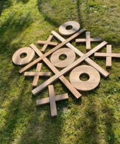 Teak Giant Noughts and Crosses (Garden)
