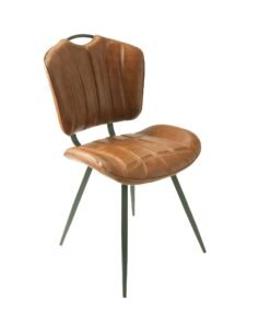 Gatsby Vegan Leather Chair in Tan (Set of 2)