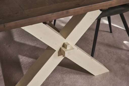 Winchester Dining Table - Two Tone (1.8m Extendable) - Image 3