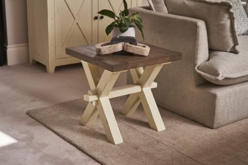 Winchester Lamp Table - Two Tone