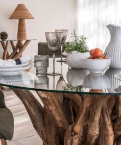 Earth Large Round Branchwood Dining Table (160cm) - SPECIAL ORDER FOR DELIVERY TO STORE ONLY