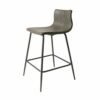 Boston Counter Stool in Grey (Set of 2)