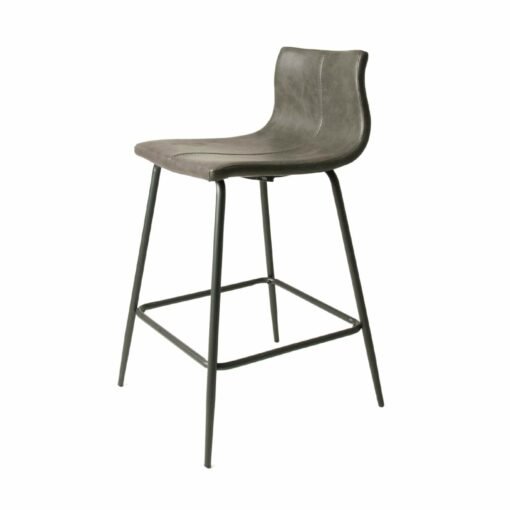 Boston Counter Stool in Grey (Set of 2)