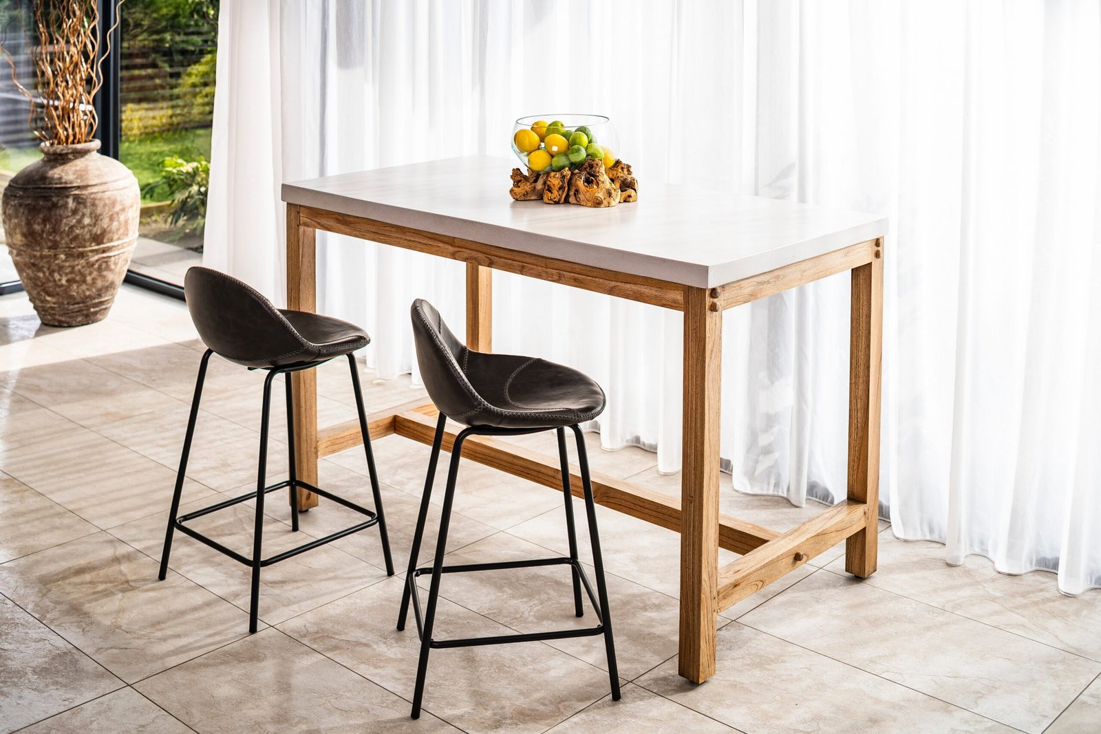 Glover Set of 2 Counter Stools in Chestnut