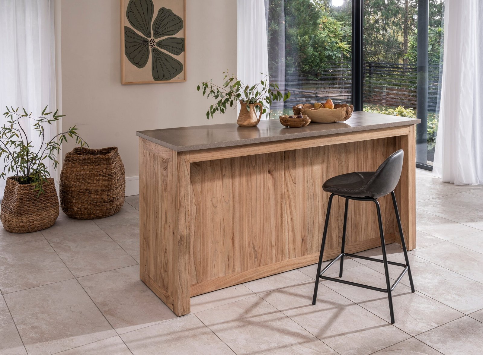 Glover Set of 2 Counter Stools in Chestnut - Image 2