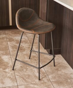 Glover Set of 2 Counter Stools in Grey