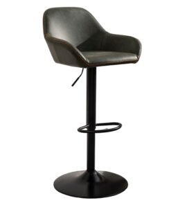 Chicago Gas Lift Barstool in Forest Green (Set of 2)