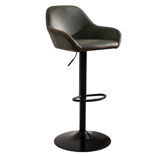 Chicago Gas Lift Barstool in Forest Green (Set of 2)