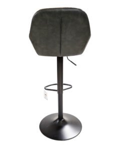 Alternative view of Chicago Gas Lift Barstool in Forest Green (Set of 2)