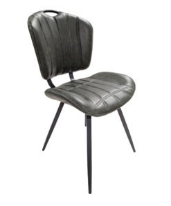 Gatsby Vegan Leather Chair in Forest Green (Set of 2)