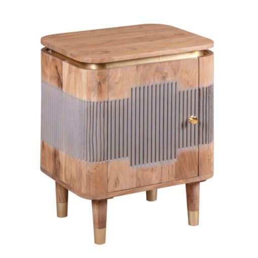 Wilton Acacia Wood Bedside Table - Image 3