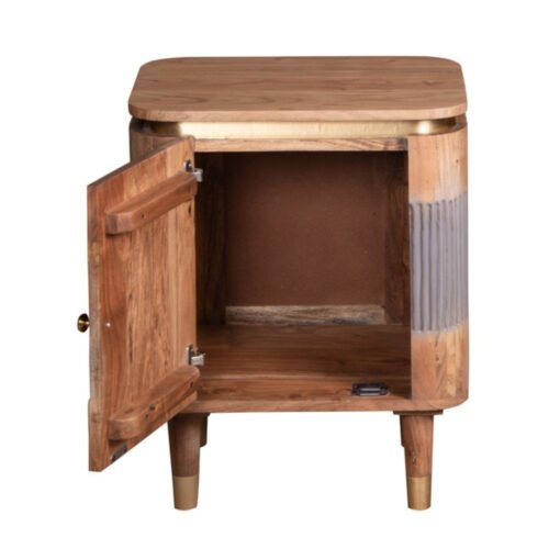 Wilton Acacia Wood Bedside Table - Image 4