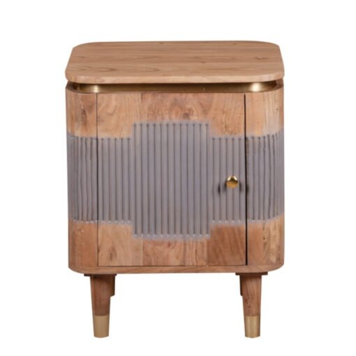 Wilton Acacia Wood Bedside Table - Image 2
