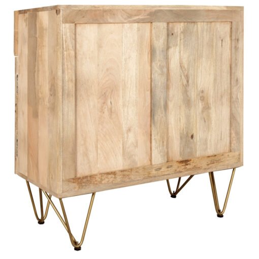 Light Gold 2 Door Medium Sideboard - Image 5
