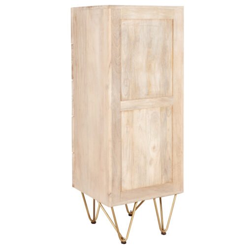 Light Gold Tall Chest of Drawers - Image 5
