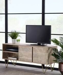 Light Gold TV Media Unit