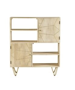 Alternative view of Light Gold Sideboard Display Cabinet