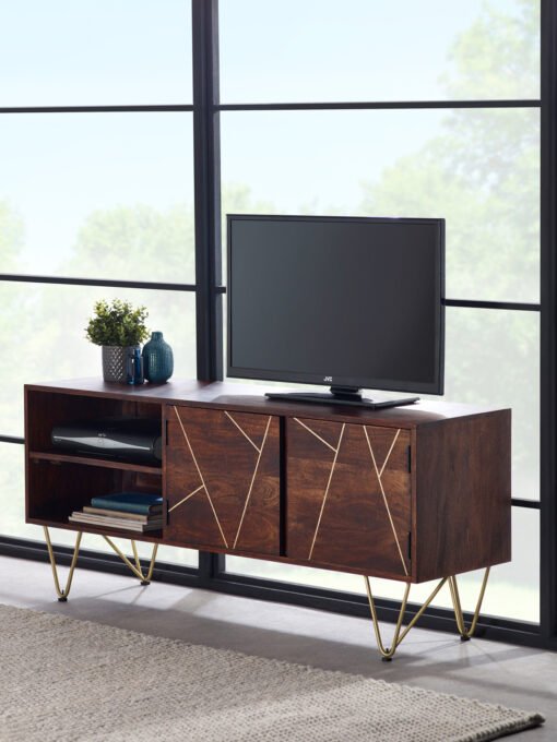 Dark Gold TV Media Unit