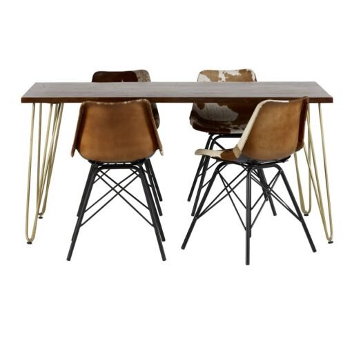 Dark Gold Dining Table - Image 4