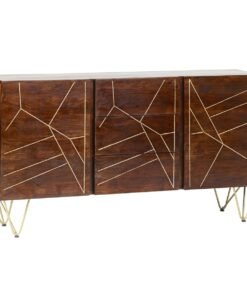 Alternative view of Dark Gold Extra Large Sideboard 3 Drawers and 2 Doors