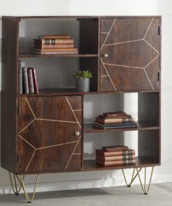 Dark Gold Sideboard Display Cabinet