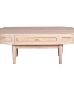 Alternative view of Valencia Cane & Mango Wood 1 Drawer Coffee Table