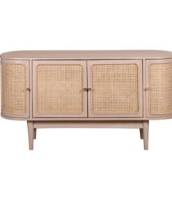 Alternative view of Valencia Cane & Mango Wood 4 Doors Sideboard
