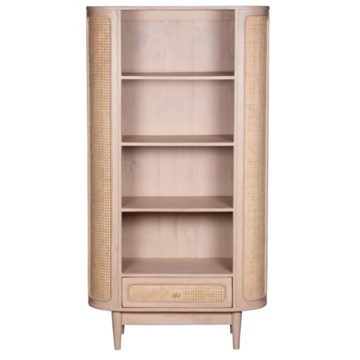 Valencia Cane & Mango Wood Bookcase - Image 2