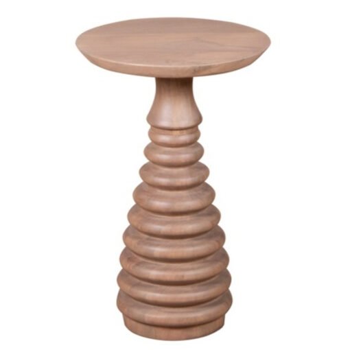 Valencia Mango Wood Side Table - Image 2