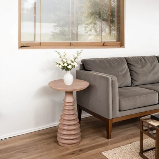 Valencia Mango Wood Side Table