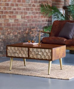 Alternative view of Edison Coffee Table with 2 Drawers