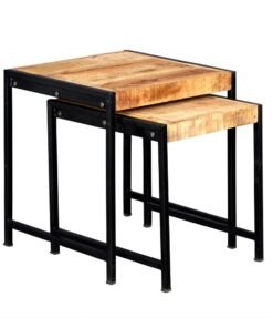 Alternative view of Soft Industrial Nest of 2 Tables