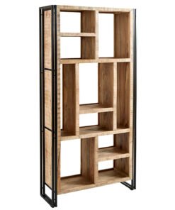 Alternative view of Soft Industrial Hardwood Multi Shelf Bookcase