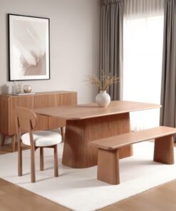 Indus Solid Wood 6-8 Seater Dining Table