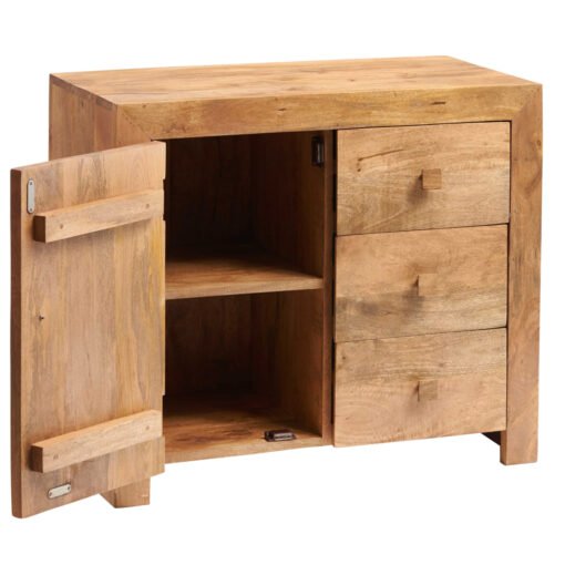 Toko Light Mango 3 Drawer Sideboard - Image 3