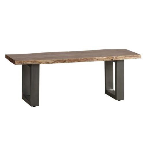 Baltic Live Edge Medium Dining Bench - Image 3