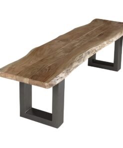 Alternative view of Baltic Live Edge Large Dining Bench
