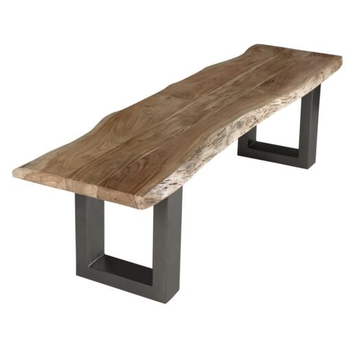 Baltic Live Edge Large Dining Bench - Image 2