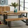 Baltic Live Edge Large Dining Bench