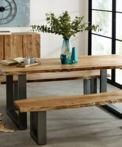 Baltic Live Edge Large Dining Bench