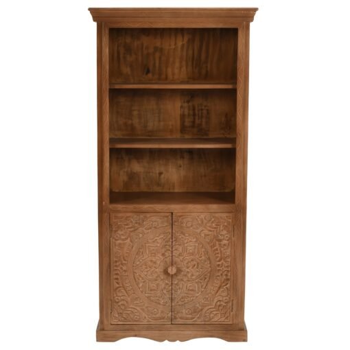 Artwork Mango Wood Large Bookcase - Image 2