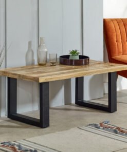 Surrey Solid Wood & Metal Coffee Table