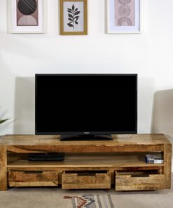 Surrey Solid Wood Large TV Unit with 3 Drawers