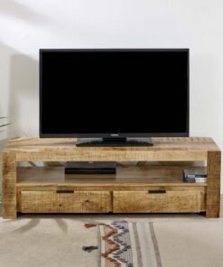 Surrey Solid Wood TV Stand with 2 Drawers