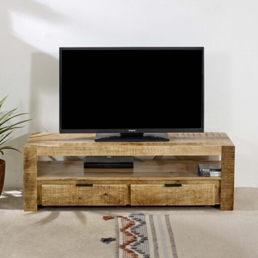 Surrey Solid Wood TV Stand with 2 Drawers