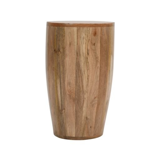 Surrey Solid Wood Drum Side Table - Image 2