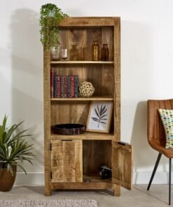 Alternative view of Surrey Solid Wood Bookcase with Doors