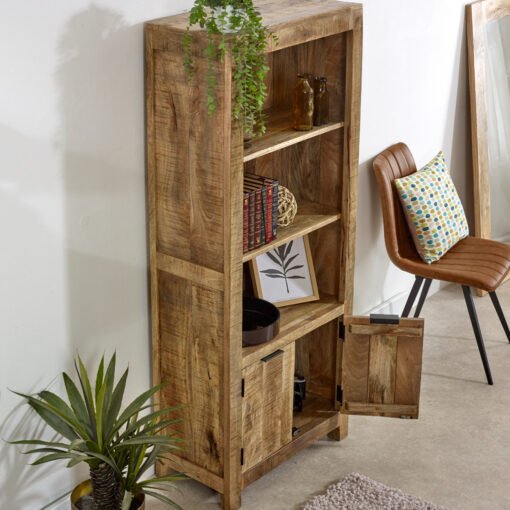 Surrey Solid Wood Bookcase with Doors - Image 9